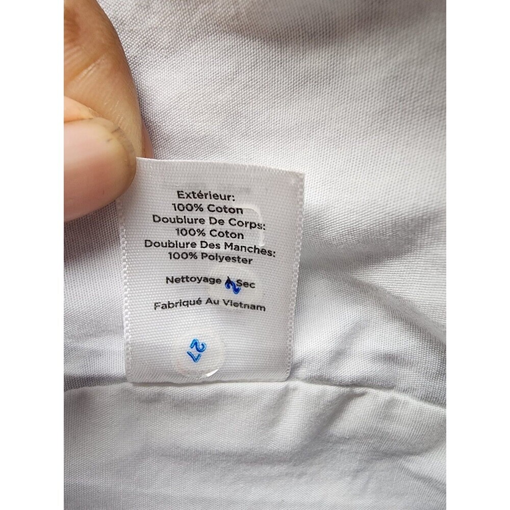 Talbots Petites 100% Cotton Paisley Blazer Preppy 14P - Picture 8 of 12